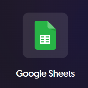 1Google Sheets 1Google Sheets